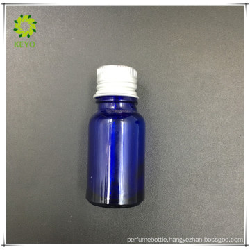 wholesale 15ml empty blue essential oil glass cosmetics jar bottle